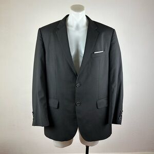 Hugo Boss Charcoal Pinstripe Blazer
